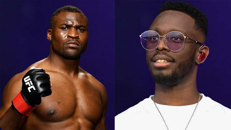 Francis Ngannou affronte Dadju dans un combat de boxe