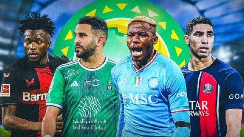 Le XI type africain de l’année 2023 avec Riyad Mahrez et Victor Osimhen